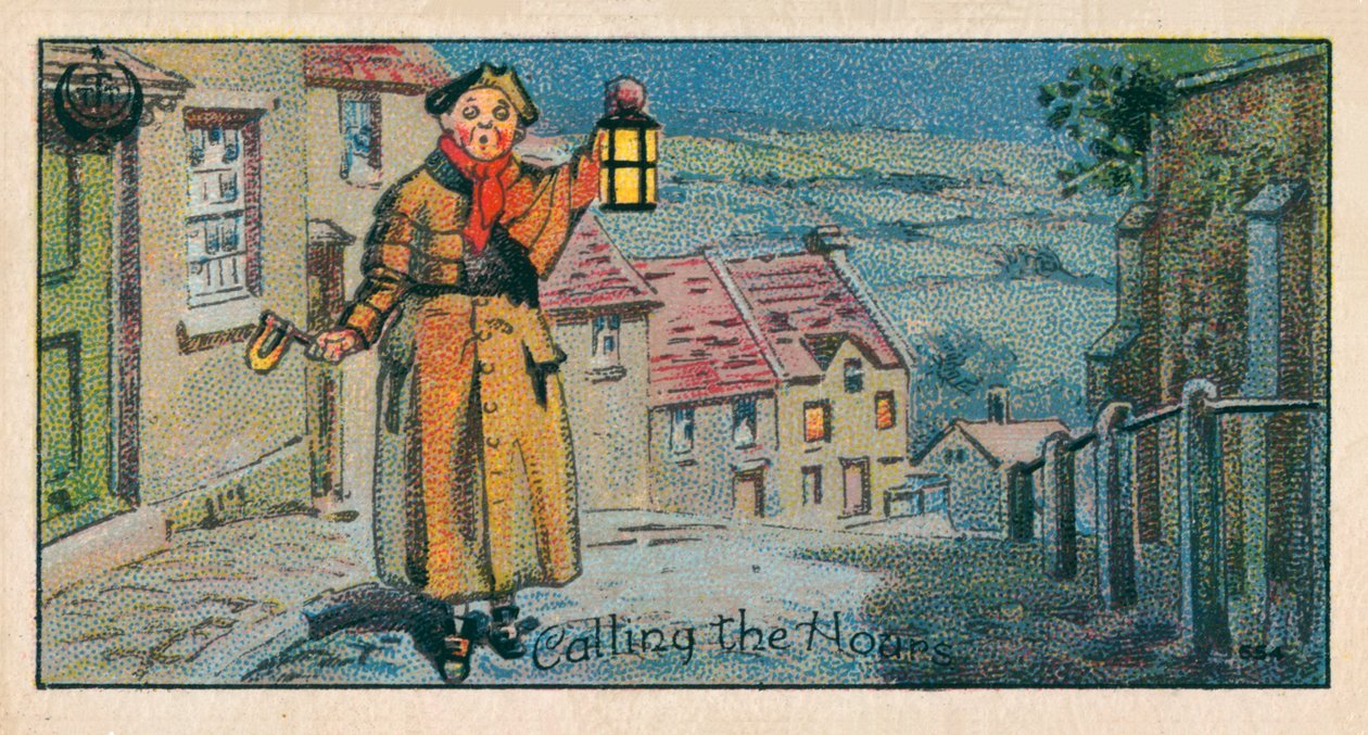 Chamar as Horas, O Vigia (cromolitho) de English School