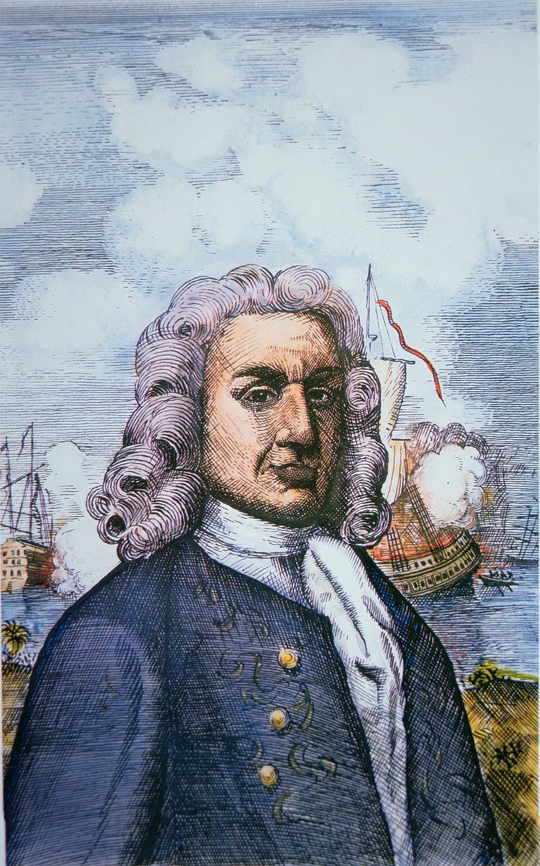 Capitão William Kidd (cor litho) de English School
