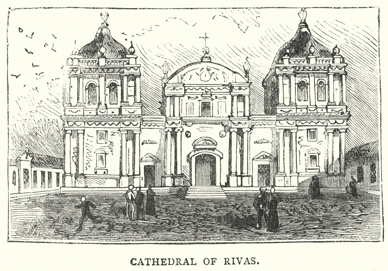 Catedral de Rivas (gravura) de English School