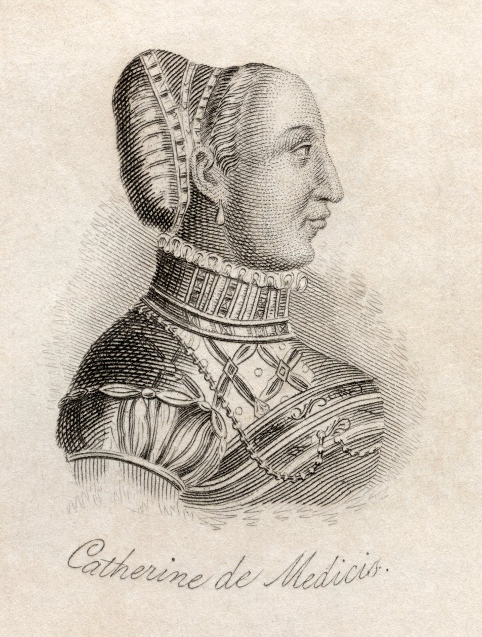 Catherine de Medici, do &39;Crabb&39;s Historical Dictionary&39;, publicado em 1825 de English School