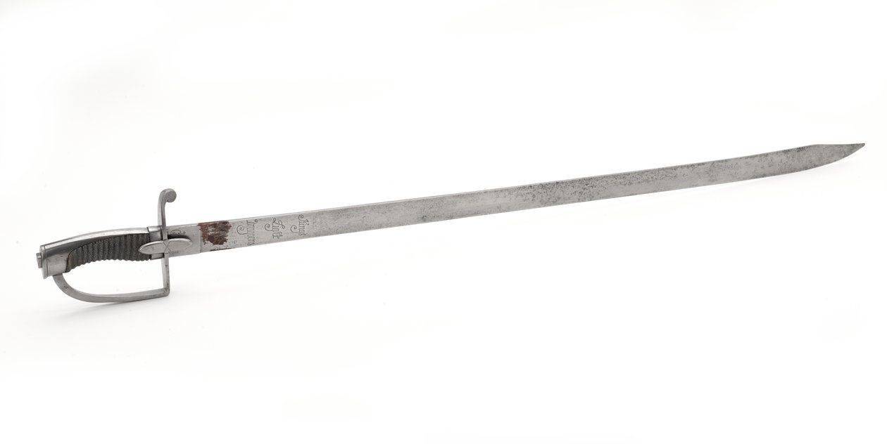 Espada dos soldados de cavalaria de English School