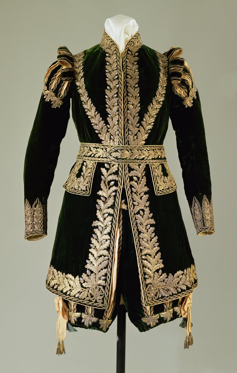 Traje cerimonial, 1821 (têxtil) de English School