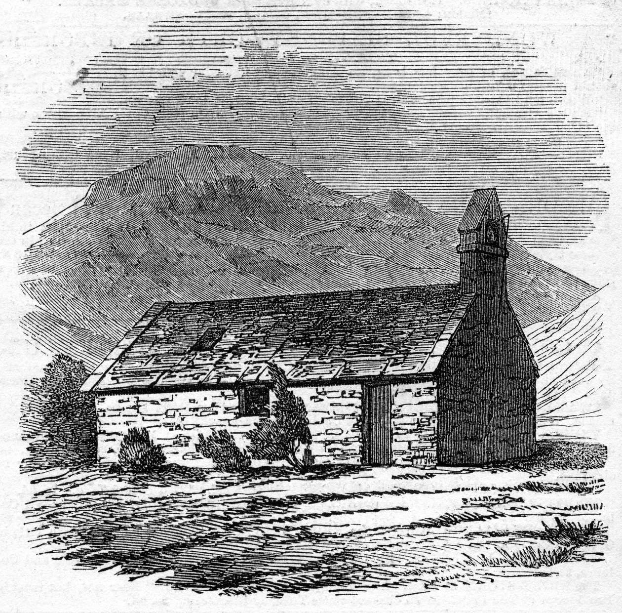 Capela em Wastdale Head, Cumberland de English School