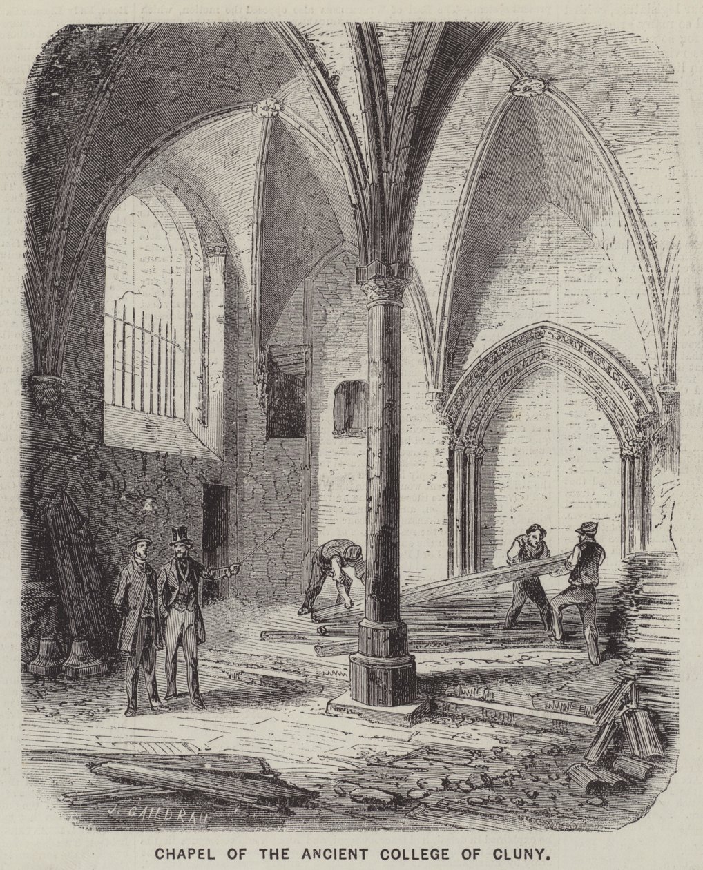 Capela do Antigo Colégio de Cluny (gravura) de English School