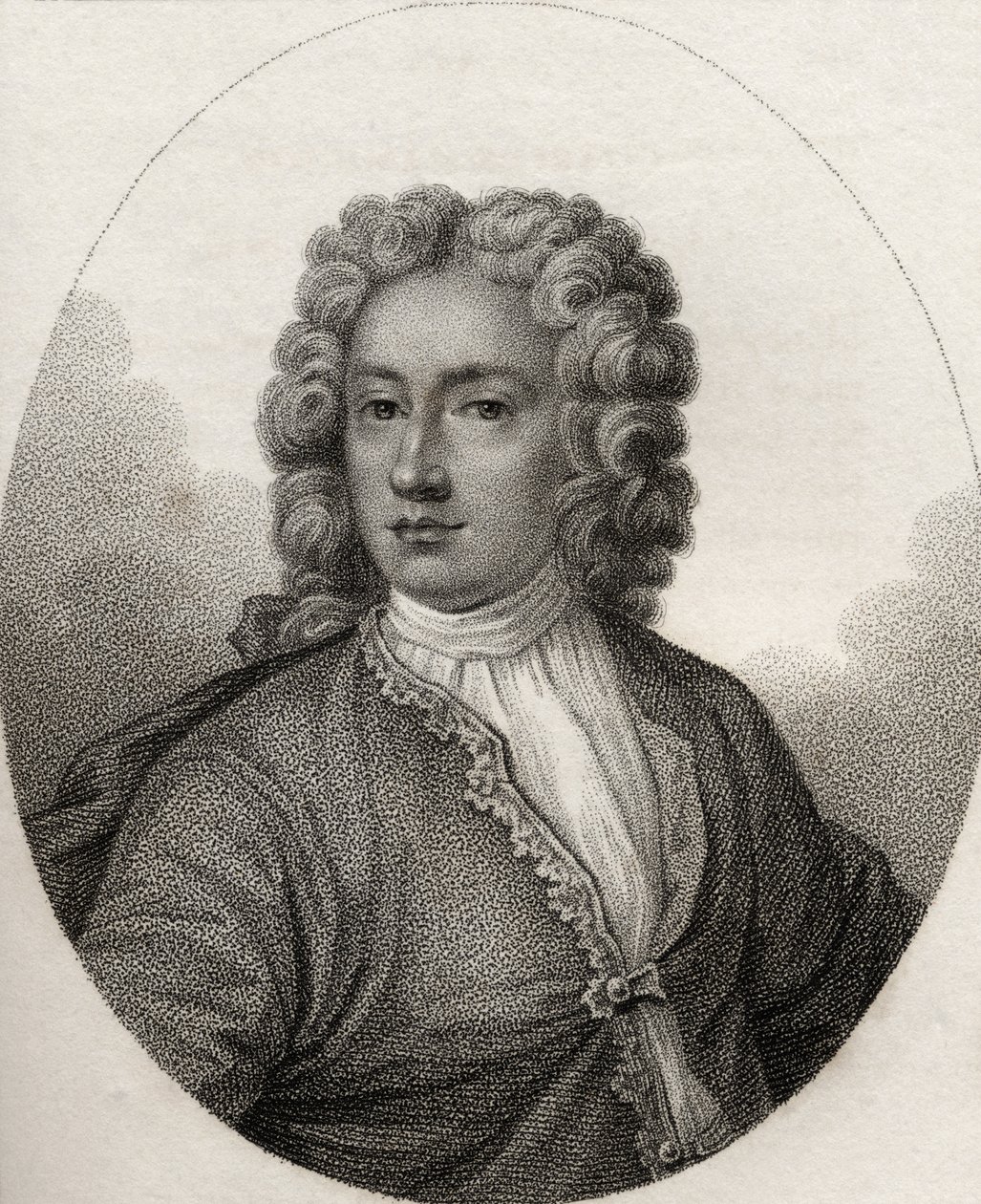Charles Hamilton, gravado por Geremia, ilustração de "Um catálogo de autores reais e nobres, Volume V", publicado em 1806 de English School