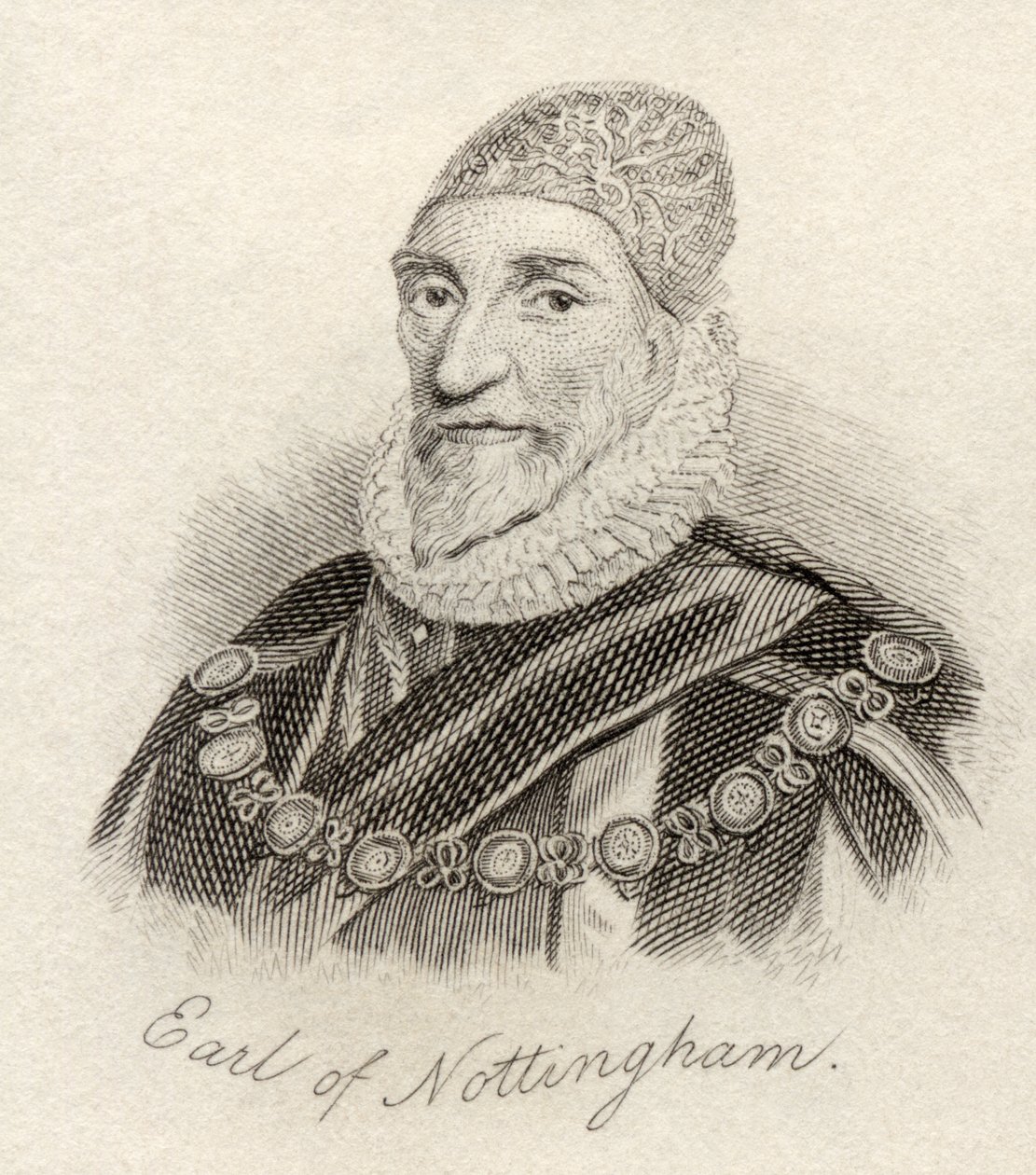 Charles Howard, do "Crabb&39;s Historical Dictionary", publicado em 1825 de English School