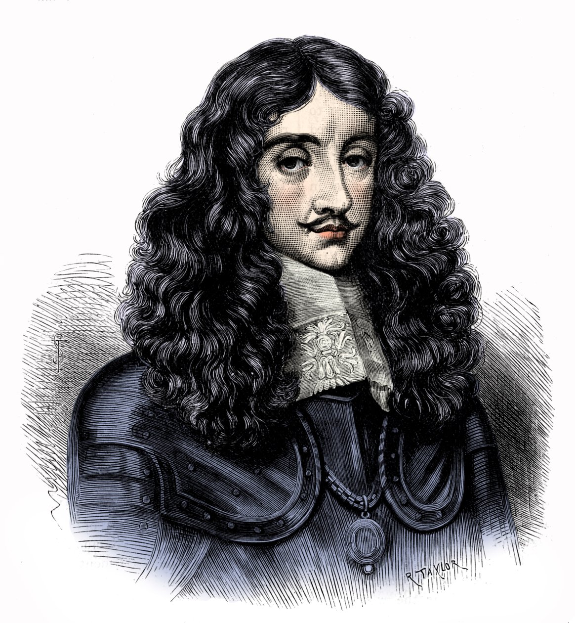 Carlos II, Rei de Inglaterra, ilustração de "Cassell