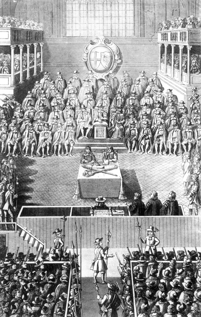 Charles I perante o Supremo Tribunal de Justiça em Whitehall, 27 de janeiro de 1649 de English School