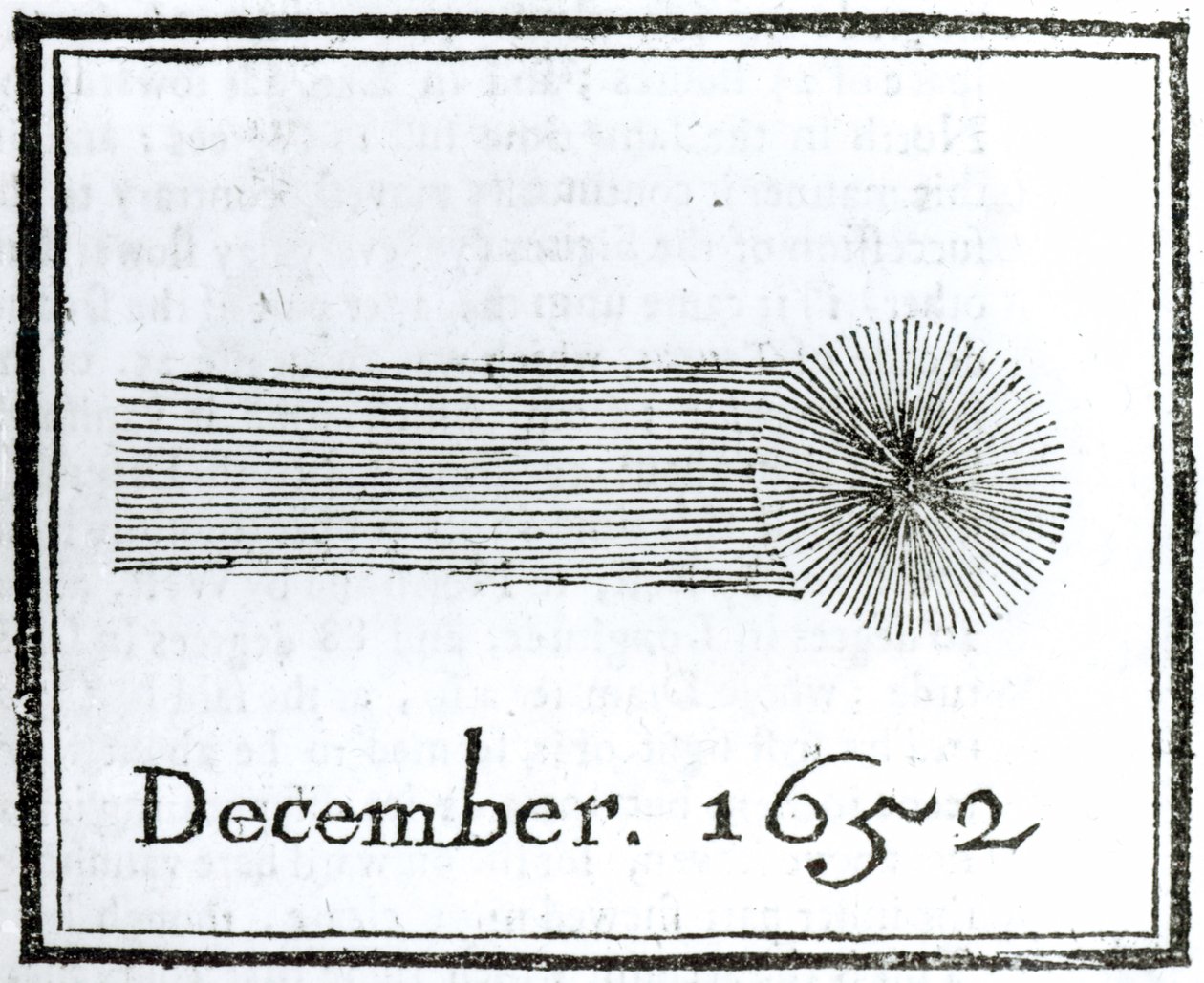 Charless Comet, dezembro de 1652 de English School