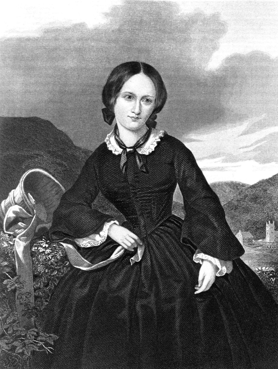 Charlotte Bronte (gravura) de English School