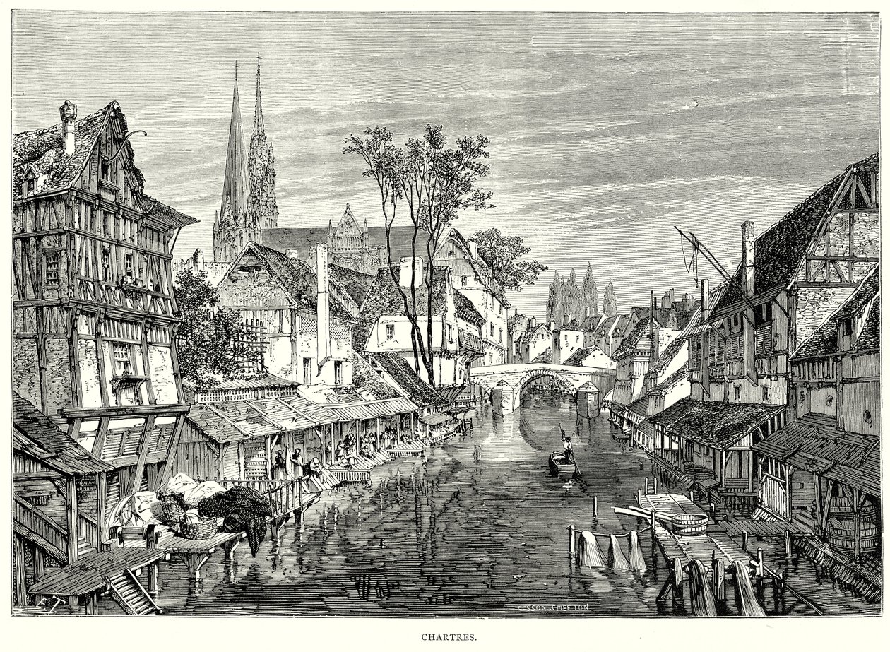 Chartres (gravura) de English School