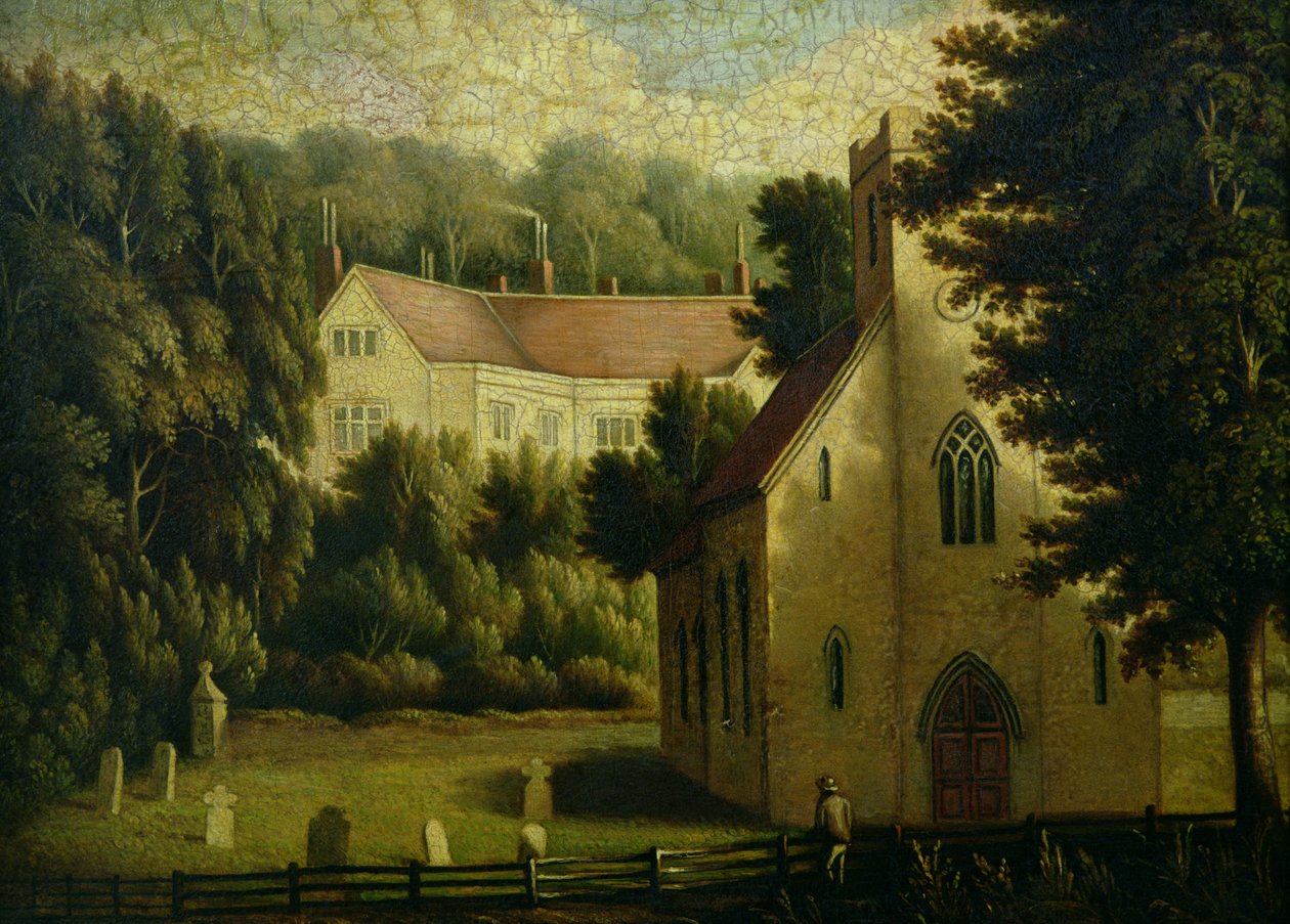 Casa Chawton e Igreja, 1809 de English School