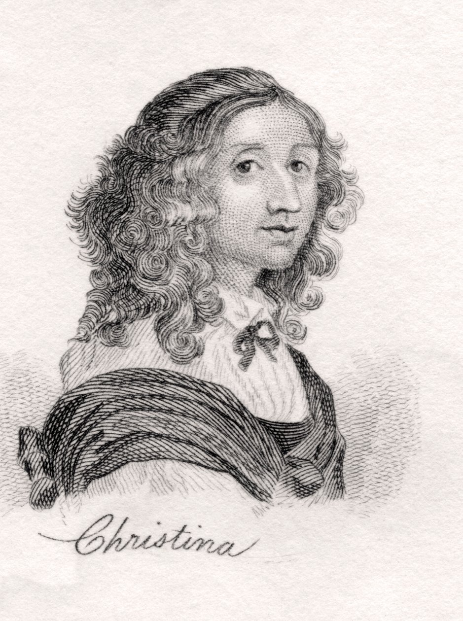 Christina da Suécia, do Crabbs Historical Dictionary, publicado em 1825 de English School