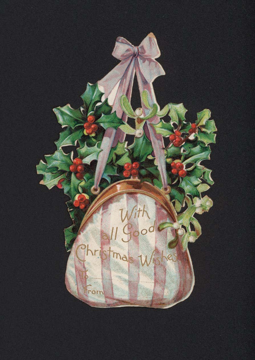 Saudações de Natal (cromolitho) de English School