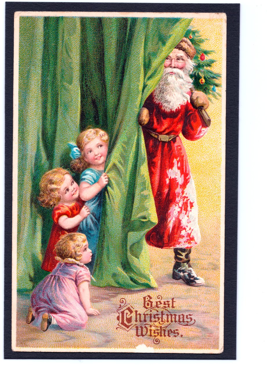 Postal de Natal, c.1907 de English School