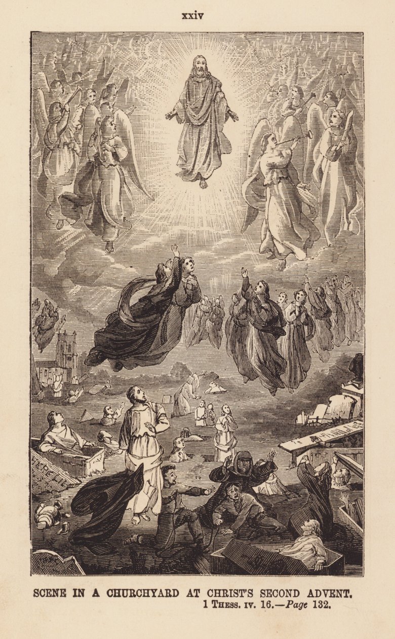 O segundo advento de Cristo (gravura) de English School