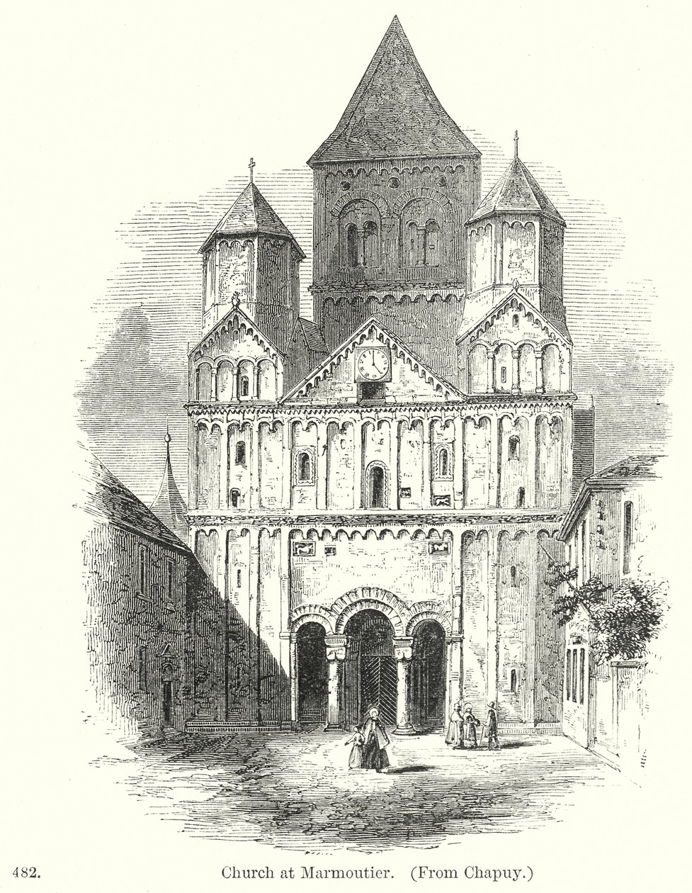 Igreja de Marmoutier (gravura) de English School