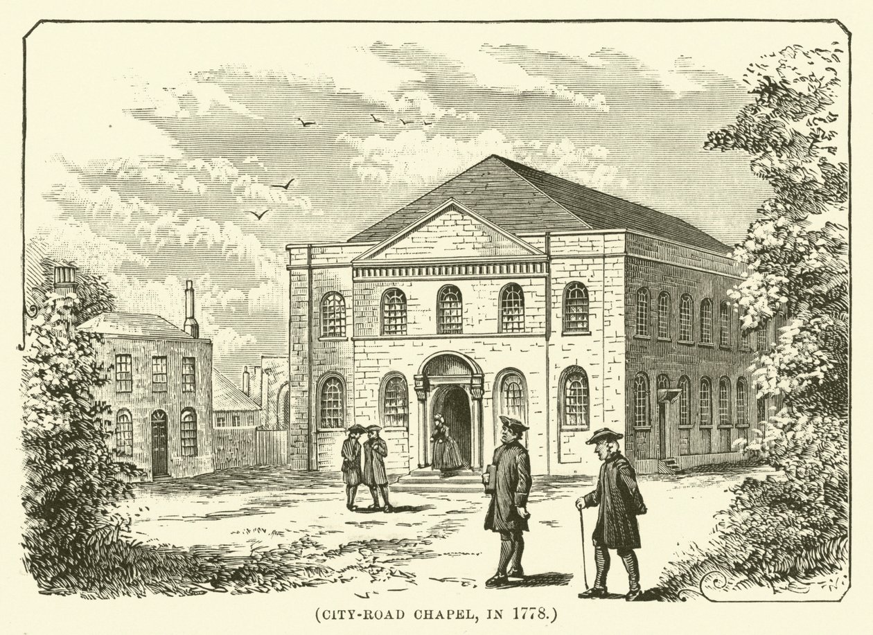 Capela da Estrada da Cidade, em 1778 (gravura) de English School