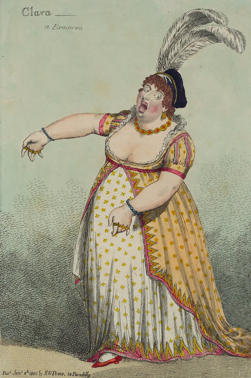Clara: A Bravura, 1802  de English School