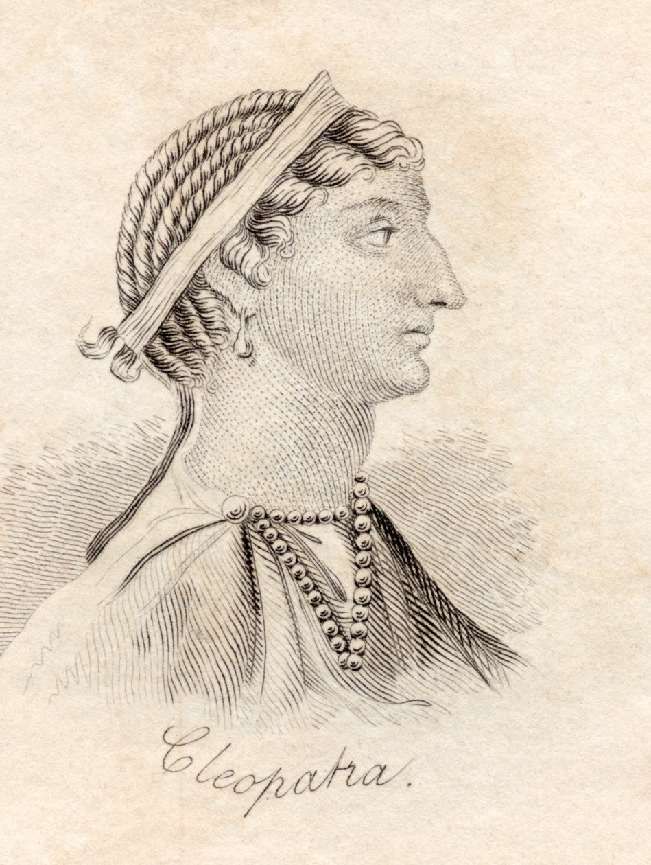 Cleopatra, do &39;Crabb&39;s Historical Dictionary&39;, publicado em 1825 de English School