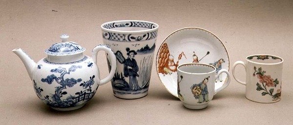 Coleção de porcelana de Liverpool de English School