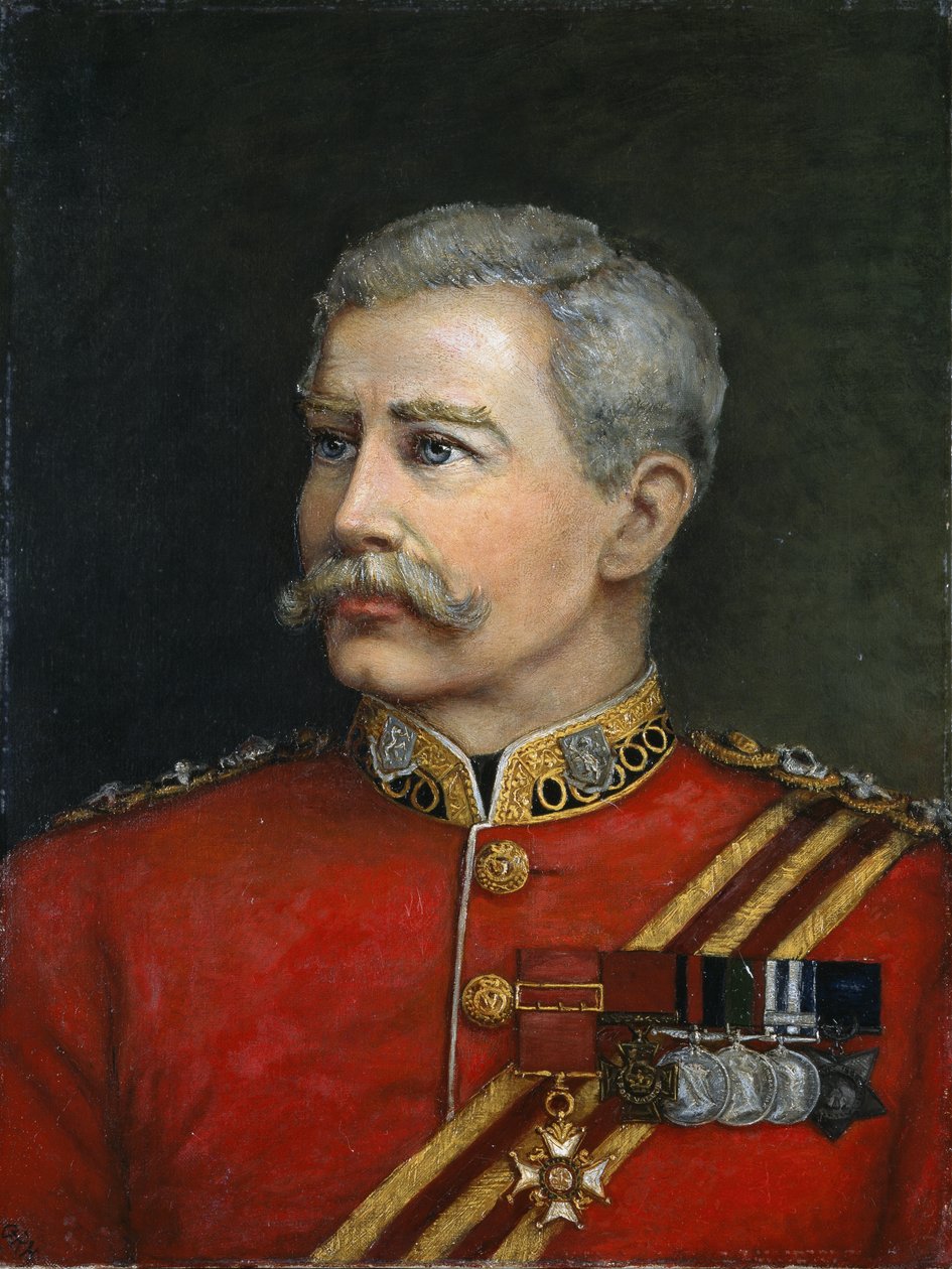 Coronel Hugh Shaw VC CB, Regimento Real Irlandês, 1885 de English School