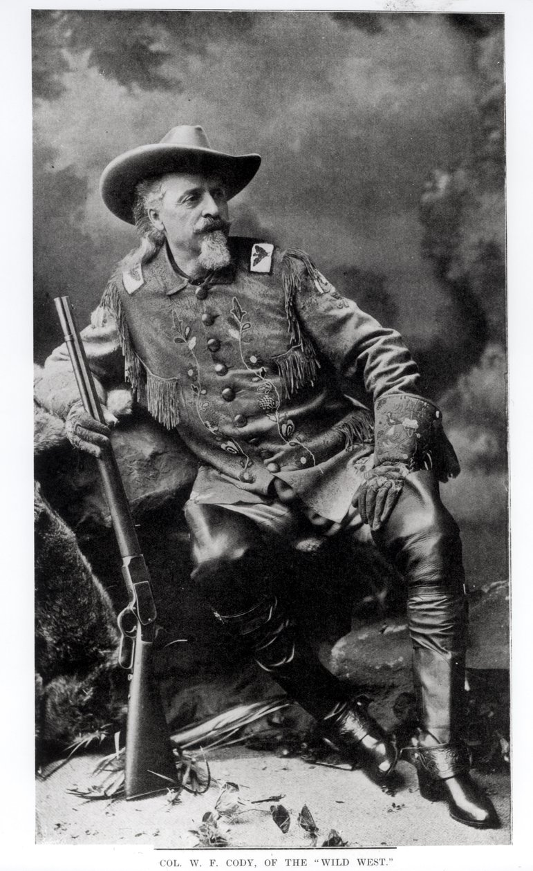 Coronel William Frederick Cody, também conhecido como Buffalo Bill, 1903 de English School