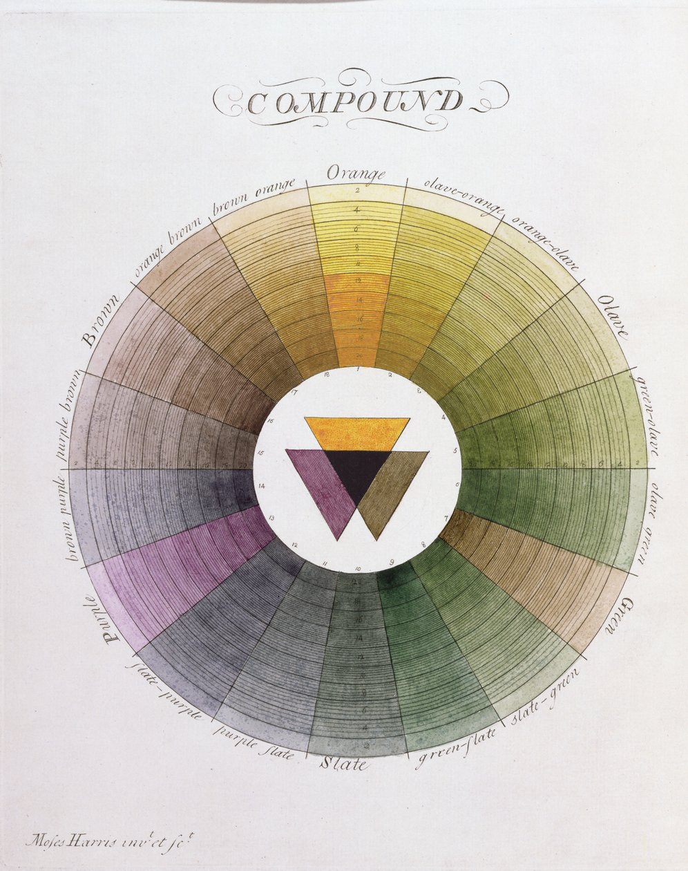 Composto (gravura a cores) de English School