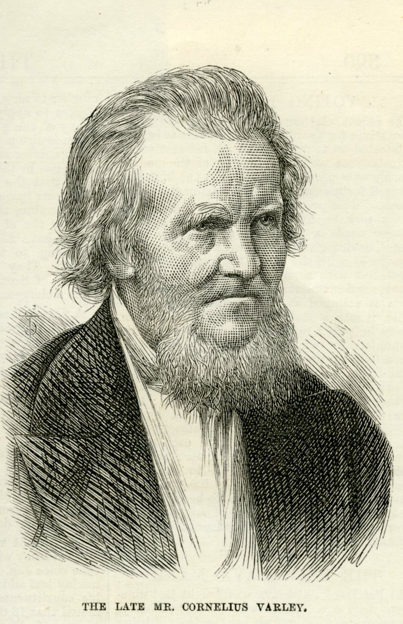 Cornelius Varley (1781-1873) do The Illustrated London News 25 de outubro de 1873 de English School