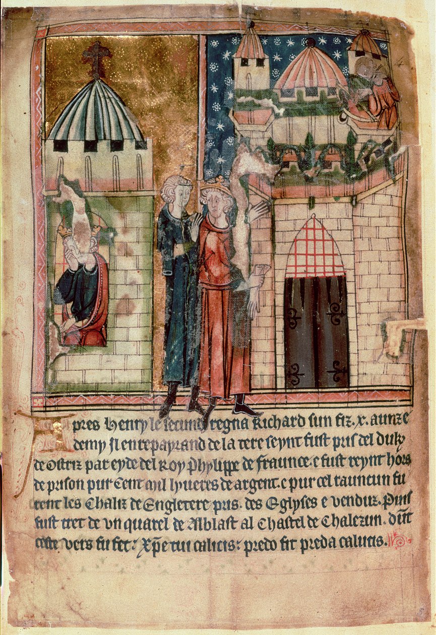 Cott Vitt A XIII f.5 Duas cenas da vida de Ricardo I, dos 