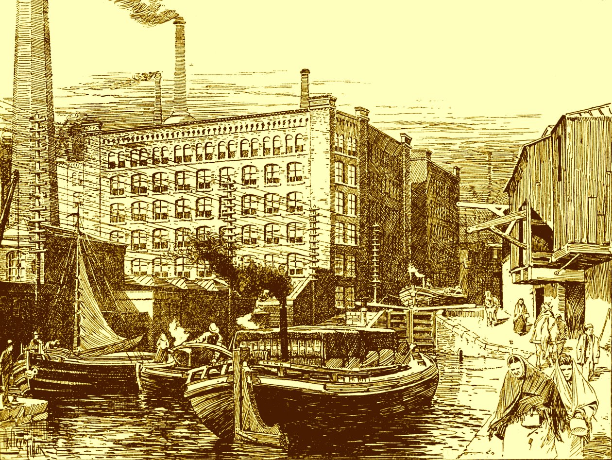 Cotton Mills, Miles Platting, Manchester, de "Cassell