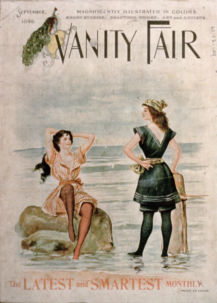 Capa para a Vanity Fair, em setembro de 1896 de English School