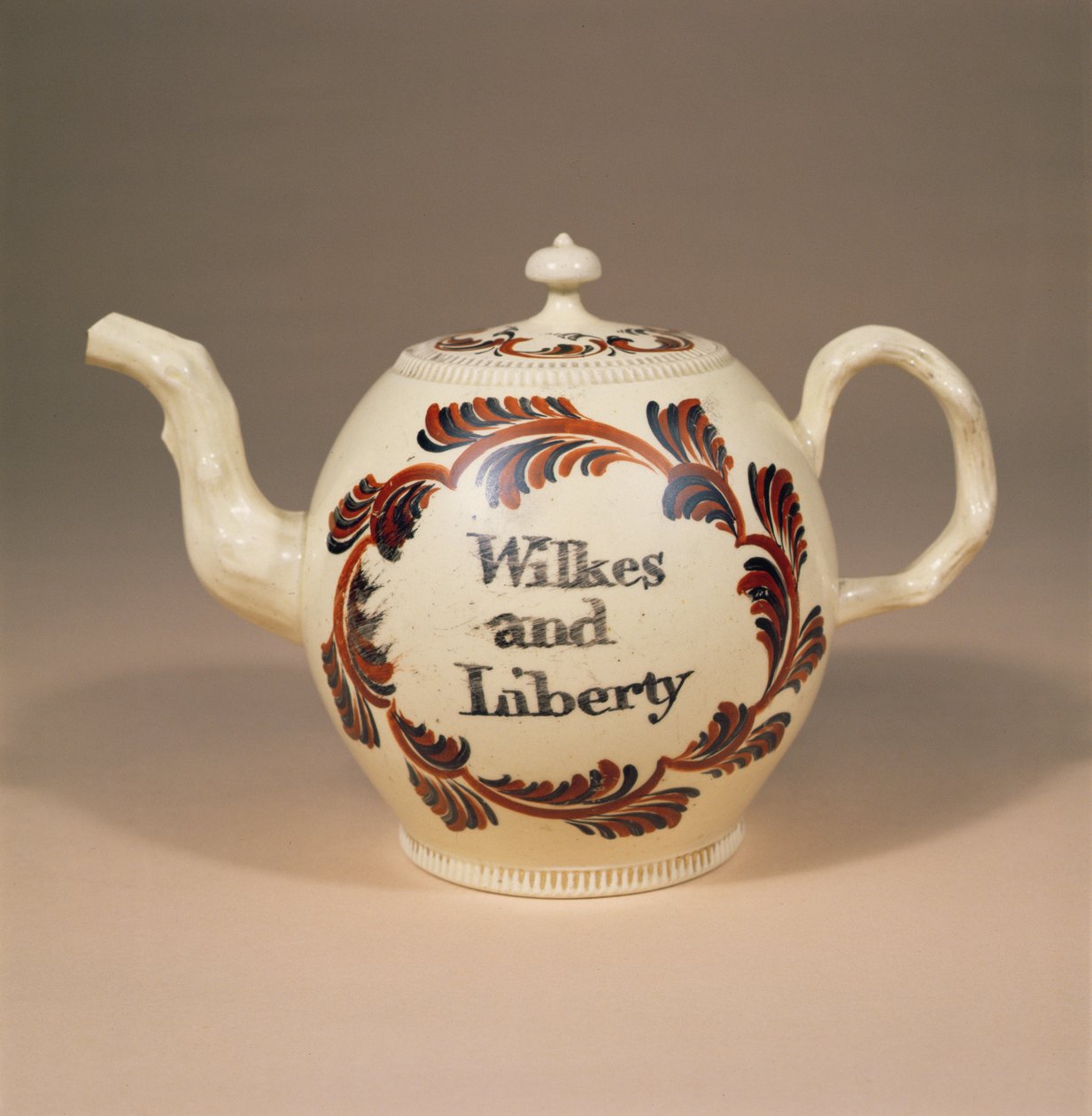 Bule de creme, Cockpit Hill, Derby, c.1763 (cerâmica) de English School