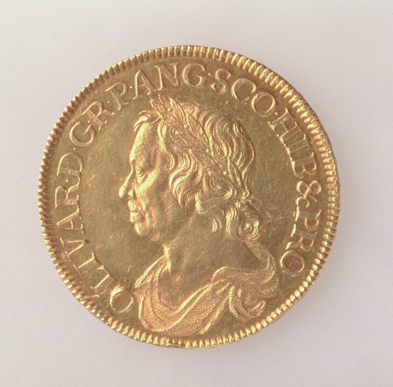 Coroa de Oliver Cromwell (1599-1658), London Mint, 1658 (anverso) (ouro) (para reverso ver 168064) de English School