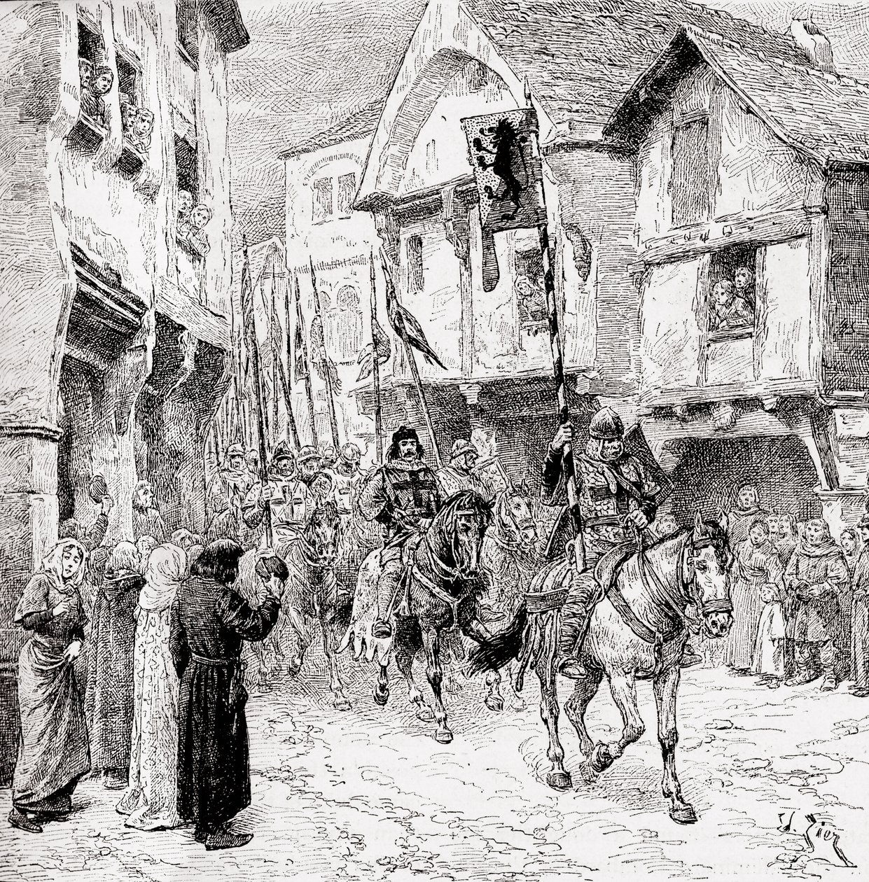 Cruzados em rota para a Terra Santa de English School
