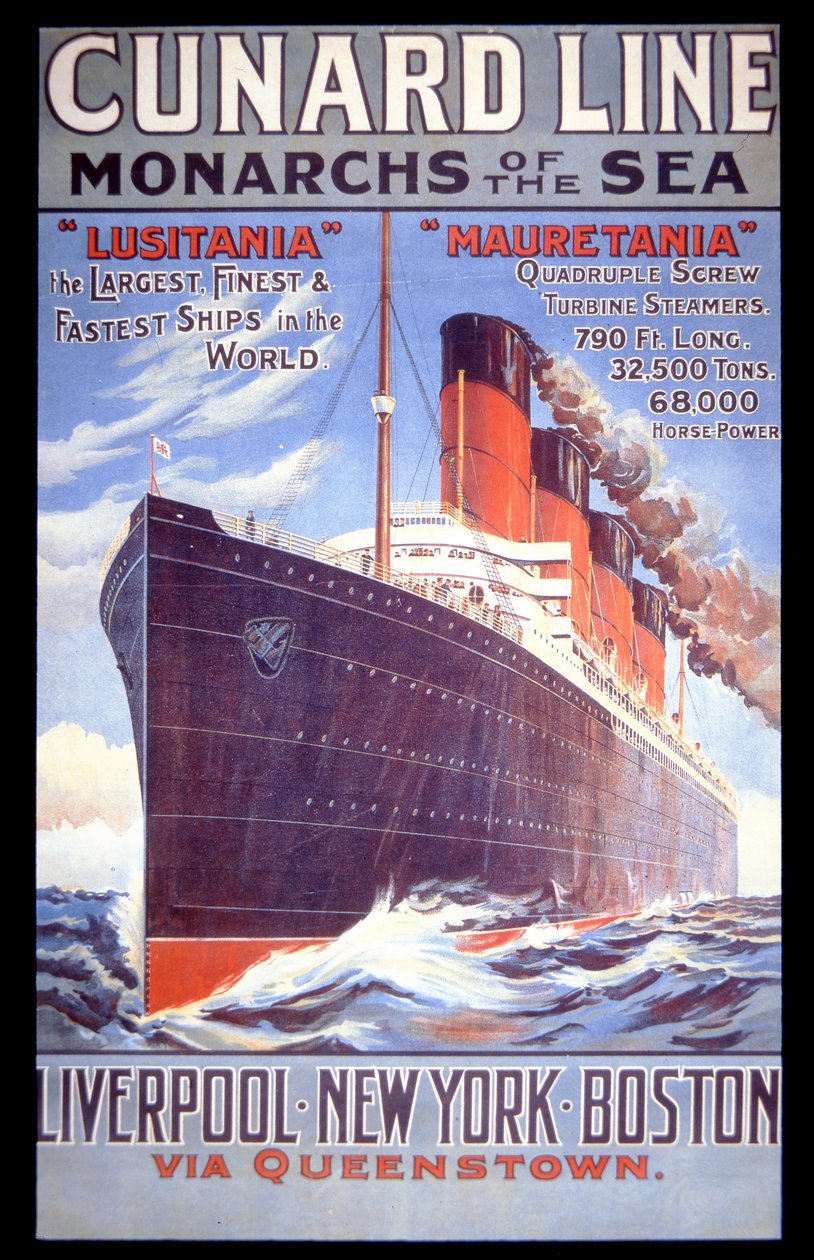Linha Cunard - Monarchs of the Sea