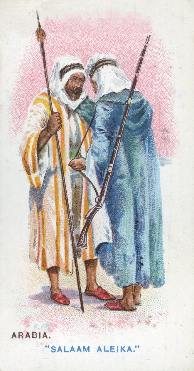 Cumprimento habitual na Arábia, 1907 de English School