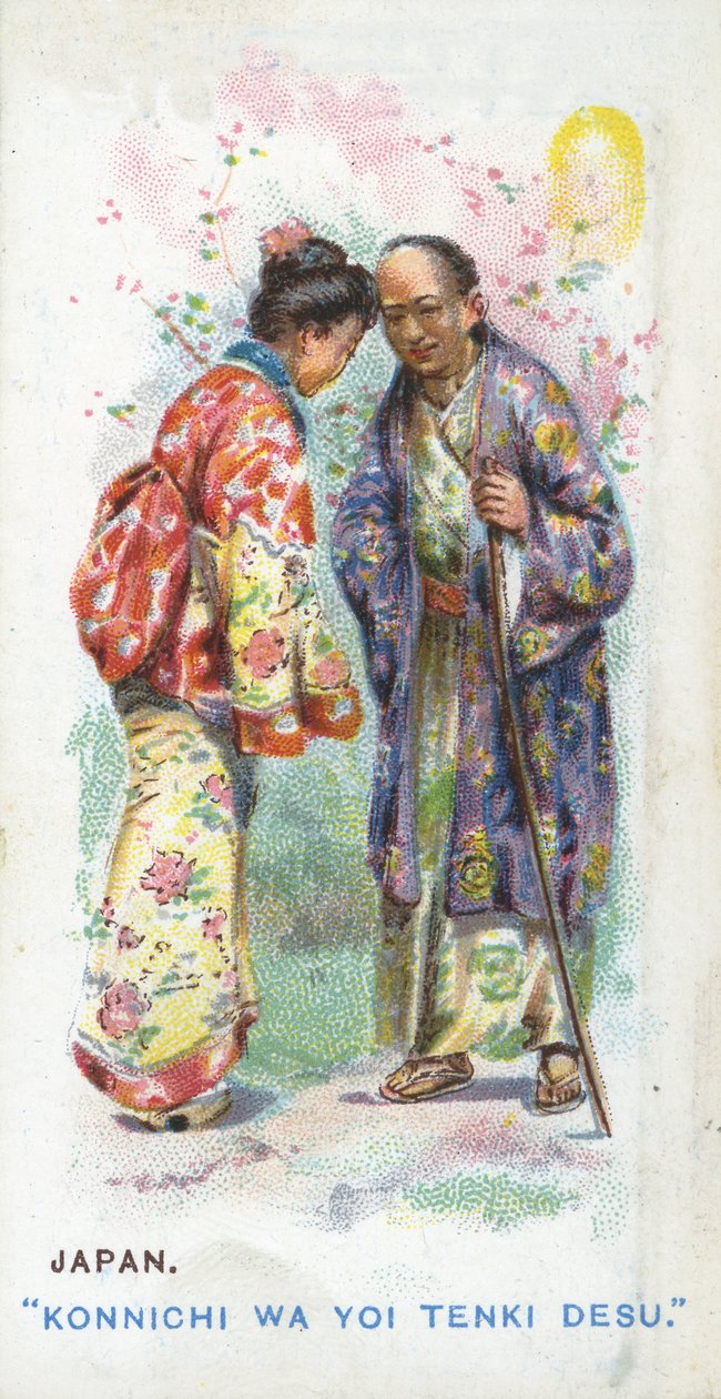 Cumprimento habitual no Japão, 1907 de English School