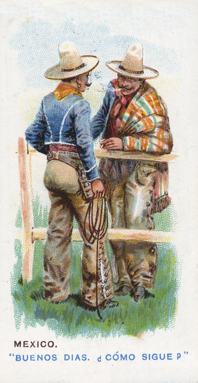 Cumprimento habitual no México, 1907 de English School