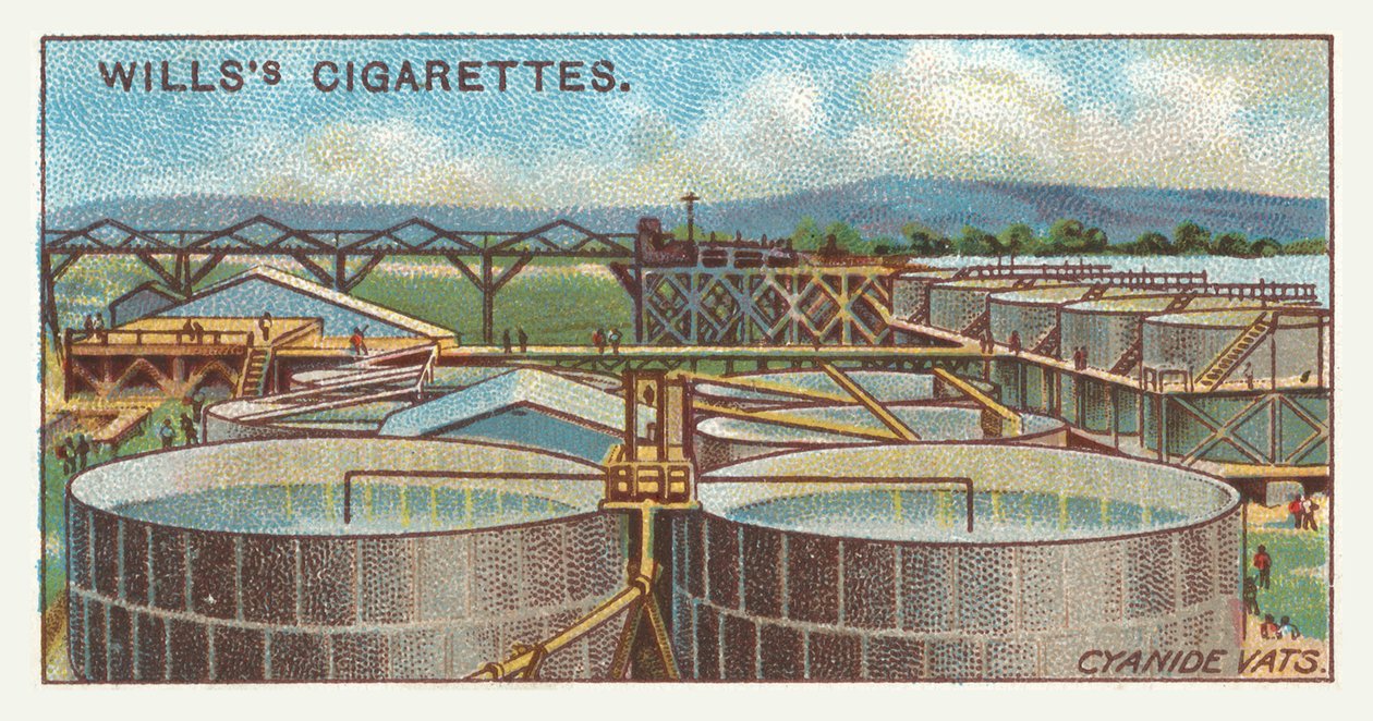 Cubas de cianetos (cromolitografia) de English School