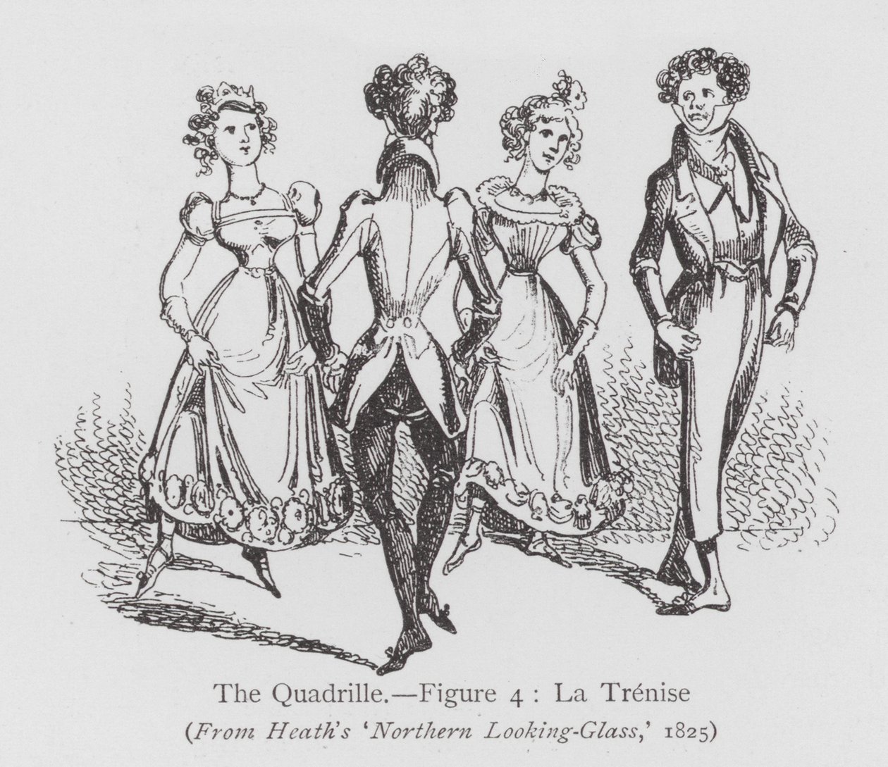 A dançar: A Quadrilha, Figura 4, La Trenise (litho) de English School