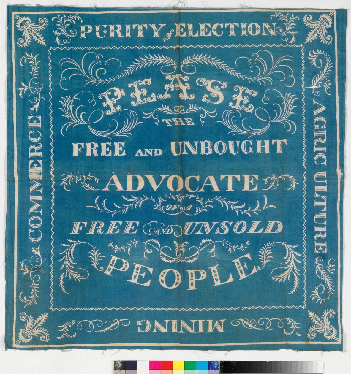 Bandeira da eleição de Darlington para Joseph Pease, 1832 de English School