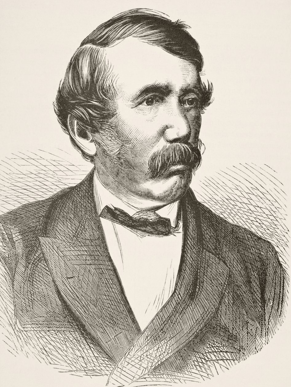 David Livingstone, de "A História Nacional e Doméstica da Inglaterra", de William Hickman Smith Aubrey (1858-1916) publicou Londres, c.1890 de English School