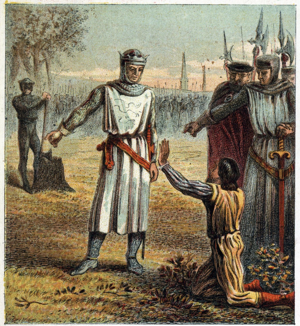 Morte por decapitação de Piers Gaveston (Piles de Gabaston ou Gavaston de English School