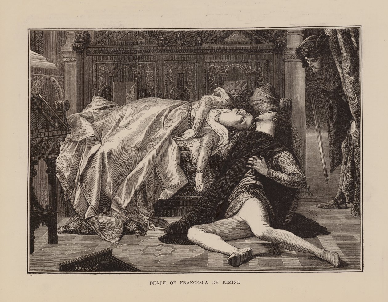 Morte de Francesca de Rimini (gravura) de English School