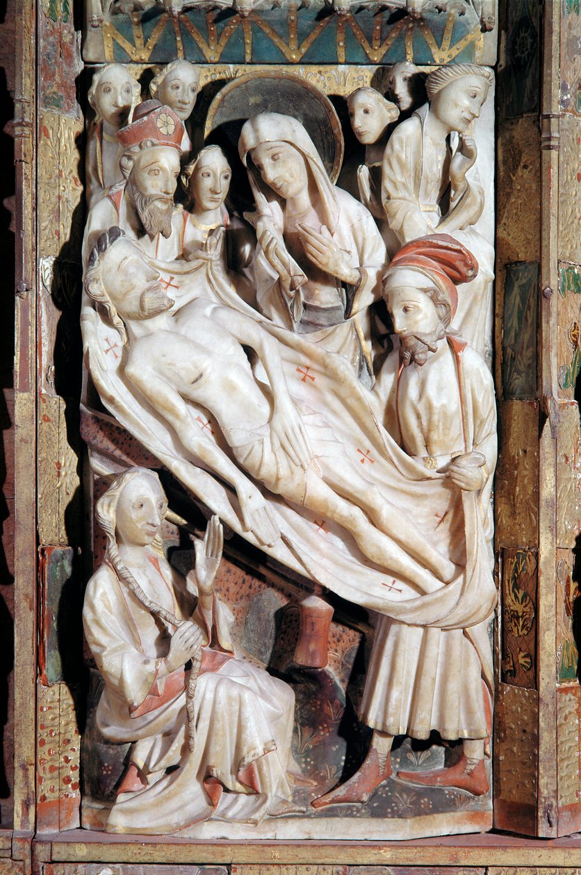 Deposição, Polyptych da paixão (alabastro de alabastro de English School