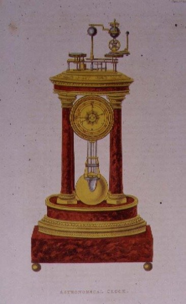 Design para um relógio astronómico, placa 139 do 