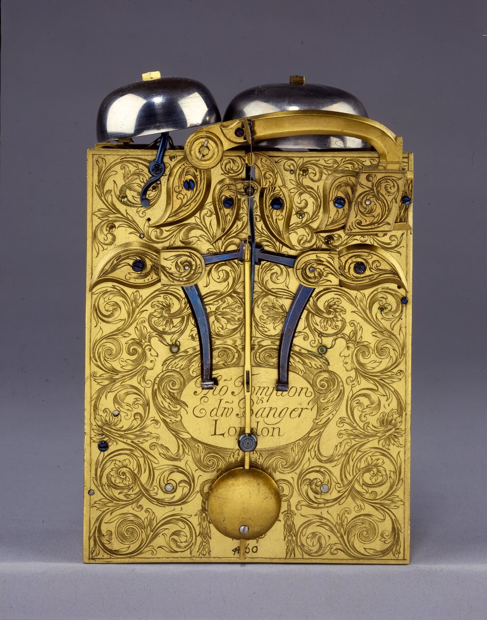 Detalhe de The Barnard Tompion, Tompion and Banger, Londres, No. 460, impressionante relógio de suporte, c.1708 de English School