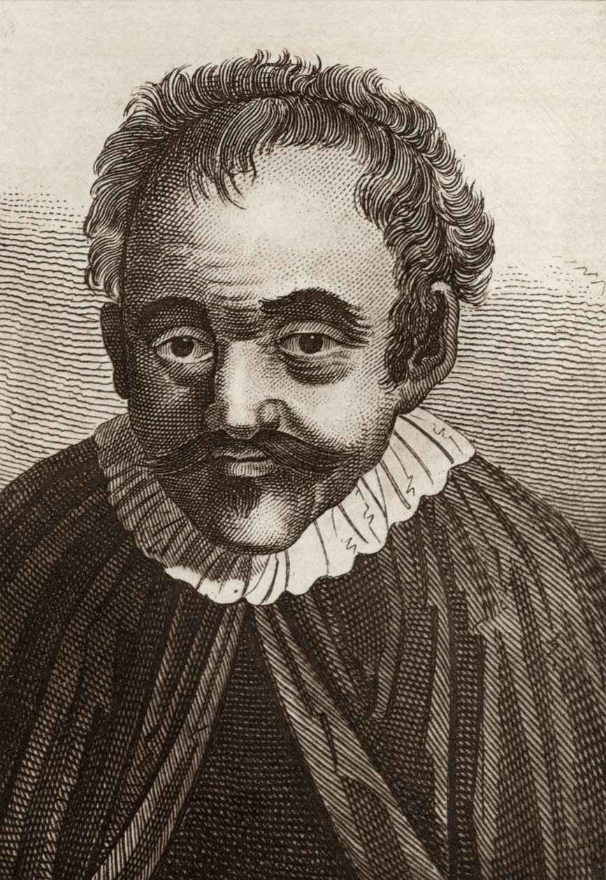 Doutor Faustus, frontispício de &39;A História Trágica do Doutor Faustus&39;, de Christopher Marlowe, publicado em 1897 de English School