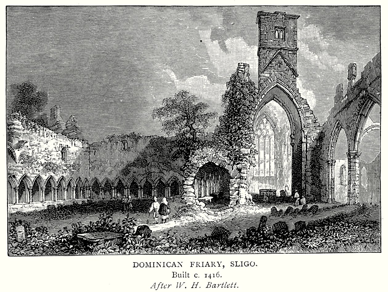 Convento dos Dominicanos, Sligo (gravura) de English School